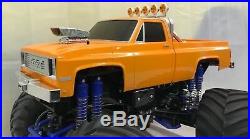 Tamiya Vintage Clod Buster 4WD Truck RC Chevrolet Assembled & Painted Orange New