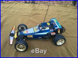 Tamiya Vintage The Fox r/c car buggy 1/10 scale with Radio, Battery Charger, Box