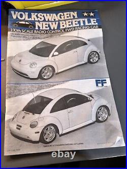 Tamiya Vw New Beetle Ff Parts Lot / Vintage Rc Parts / Tamiya Rc Parts/rc Car