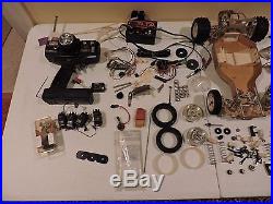 Team Associated RC10 Vintage Light Gold stamp A & No stamp Chassis! Parts Lot
