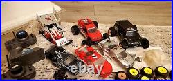Team Losi Mini T 1.0 Vintage Lot Cars Parts Rare Slider Oval Electronics Sprint