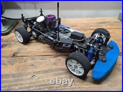 Trinity Reflex NT Kyosho V One R with Parts Lot ARTR Vintage Nitro RC Car