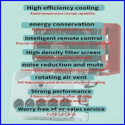 Truck Cab Air Conditioner Split AC For SemiTrucks Bus RV Caravan 12V 11000BTU