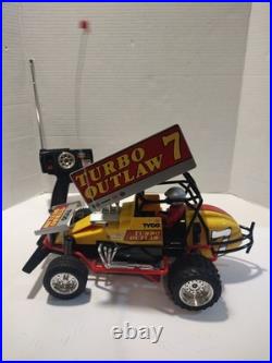 Tyco Turbo Outlaw RC Car Vintage For Parts Or Repair