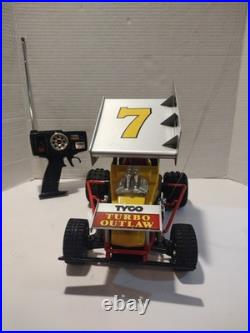 Tyco Turbo Outlaw RC Car Vintage For Parts Or Repair