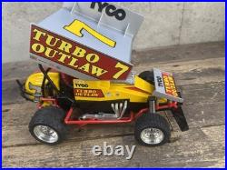 Tyco Turbo Outlaw RC Car Vintage For Parts Or Repair