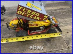 Tyco Turbo Outlaw RC Car Vintage For Parts Or Repair