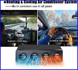 Universal DC 12v Heat&Cool Electric UnderDash Car Air Conditioner Kit Evaporator