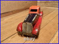 VINTAGE 1930's G-MAN PURSUIT WIND UP TOY CAR BY LOUIS MARX & CO. PARTS