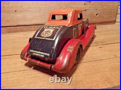 VINTAGE 1930's G-MAN PURSUIT WIND UP TOY CAR BY LOUIS MARX & CO. PARTS
