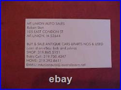 VINTAGE 1955 55 PACKARD PARTS CAR PART BUMPER MOLDING SEAT GRILLE fender trim