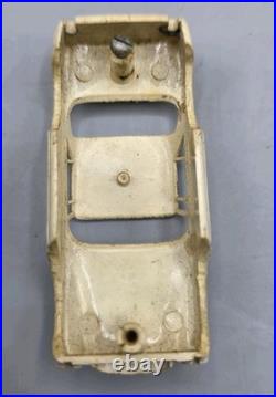 VINTAGE Aurora Slot Case with 6 HO Slot Car Bodies & Parts