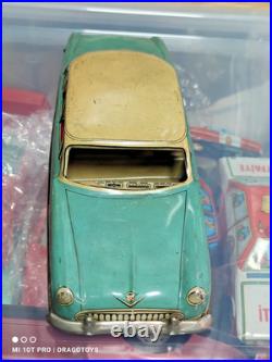 VINTAGE CADILLAC 1957 SEDAN LIMOUSINE TIN TOY CAR 60's JAPAN GERMANY FOR PARTS