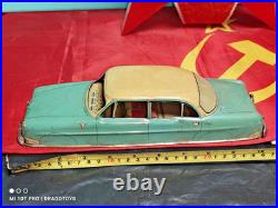 VINTAGE CADILLAC 1957 SEDAN LIMOUSINE TIN TOY CAR 60's JAPAN GERMANY FOR PARTS