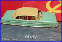 VINTAGE CADILLAC 1957 SEDAN LIMOUSINE TIN TOY CAR 60's JAPAN GERMANY FOR PARTS