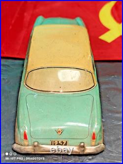 VINTAGE CADILLAC 1957 SEDAN LIMOUSINE TIN TOY CAR 60's JAPAN GERMANY FOR PARTS