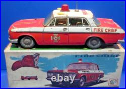 VINTAGE CADILLAC 1957 SEDAN LIMOUSINE TIN TOY CAR 60's JAPAN GERMANY FOR PARTS