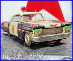 VINTAGE CADILLAC 1957 SEDAN LIMOUSINE TIN TOY CAR 60's JAPAN GERMANY FOR PARTS