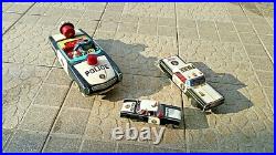 VINTAGE CADILLAC 1957 SEDAN LIMOUSINE TIN TOY CAR 60's JAPAN GERMANY FOR PARTS