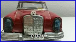 VINTAGE CADILLAC 1957 SEDAN LIMOUSINE TIN TOY CAR 60's JAPAN GERMANY FOR PARTS