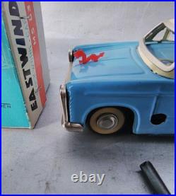 VINTAGE CADILLAC 1957 SEDAN LIMOUSINE TIN TOY CAR 60's JAPAN GERMANY FOR PARTS