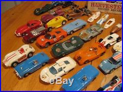Vintage Huge Lot Of Slot Cars 1/32 Junk Yard With Extra Part Boxes Strombecker