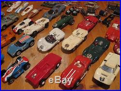 Vintage Huge Lot Of Slot Cars 1/32 Junk Yard With Extra Part Boxes Strombecker