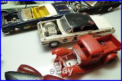 Vintage Lot Model Car Lot As Is Parts Or Repair 124 125 1960's