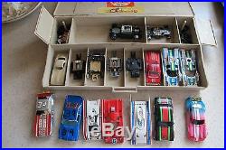 Vintage Lot Of Afx / Aurora/tyco  Slot Cars. Parts Or Repairs. Cases Look