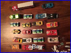 Vintage Lot Of Afx / G Plus / Tyco Slot Cars And Parts Lot