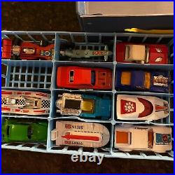 VINTAGE Lesney Matchbox Superfast Lot 17 Diecast Cars no boxes 1970s 1971 + Case