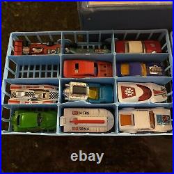 VINTAGE Lesney Matchbox Superfast Lot 17 Diecast Cars no boxes 1970s 1971 + Case