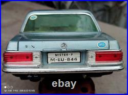 VINTAGE MERCEDES 450 SE LARGE TOY CAR''MISTER P'' GREECE 40cm EU 846 FOR PARTS