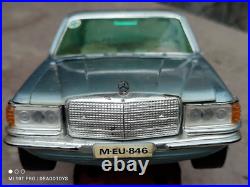VINTAGE MERCEDES 450 SE LARGE TOY CAR''MISTER P'' GREECE 40cm EU 846 FOR PARTS