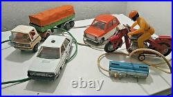 VINTAGE MERCEDES 450 SE LARGE TOY CAR''MISTER P'' GREECE 40cm EU 846 FOR PARTS