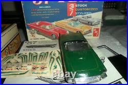VINTAGE MODEL CAR LOT OF 1 BUILT 1957 THUNDERBIRD WithBOX EXTRA PART lot 0 0 0 5