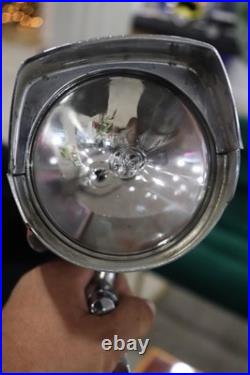 VINTAGE NU-VUE SIDE SPOTLIGHT RETRO CLASSIC CAR PART CHROME 1950's TESTED WORKS