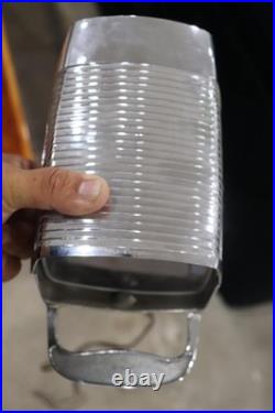 VINTAGE NU-VUE SIDE SPOTLIGHT RETRO CLASSIC CAR PART CHROME 1950's TESTED WORKS