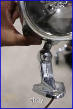 VINTAGE NU-VUE SIDE SPOTLIGHT RETRO CLASSIC CAR PART CHROME 1950's TESTED WORKS