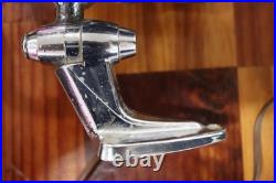 VINTAGE NU-VUE SIDE SPOTLIGHT RETRO CLASSIC CAR PART CHROME 1950's TESTED WORKS