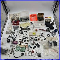 VINTAGE SLOT CAR Part Lot tires gears Motors Sprockets Etc