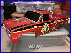 VINTAGE TAMIYA Clod Buster Body Bowtie Grill Chevy Chevrolet Tailgate DECAL NICE