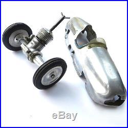 Vintage Tether Car Parts Bodyshell Plus Frog 150 Petrol Engine Model Racing Car