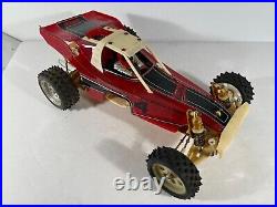 VINTAGE Traxxas Bullet 1/10 Rc Car Chassis Roller Gold Chassis UNTESTED ELECTRON
