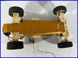VINTAGE Traxxas Bullet 1/10 Rc Car Chassis Roller Gold Chassis UNTESTED ELECTRON