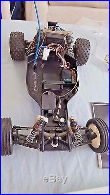 VINTAGE WORLDS RC10 BUGGY MUST SEE, STEALTH TRANSMISSION WithEXTRAS
