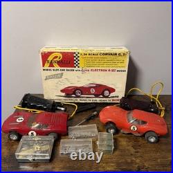 VTG 1960s Rannalli Corvair GT 124 Slot Car PARTS/REPAIR Lot withTools, Controller
