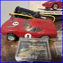 VTG 1960s Rannalli Corvair GT 124 Slot Car PARTS/REPAIR Lot withTools, Controller