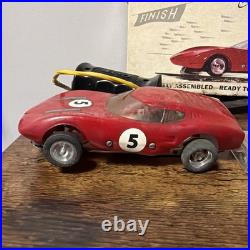 VTG 1960s Rannalli Corvair GT 124 Slot Car PARTS/REPAIR Lot withTools, Controller