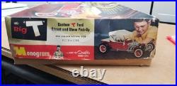 VTG 1962 Monogram 18 Big T Hot Rod Parts Body-Tires-Decals-Box & More Shelf L4
